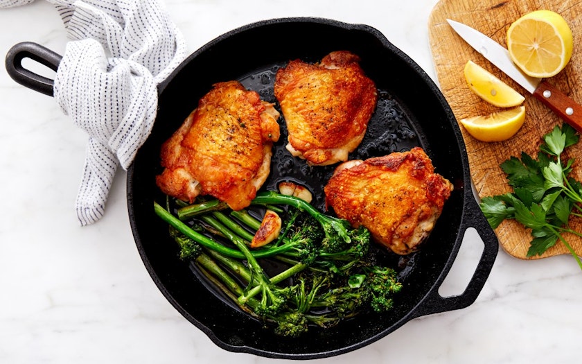 Baked Chicken Thigh Broccoli