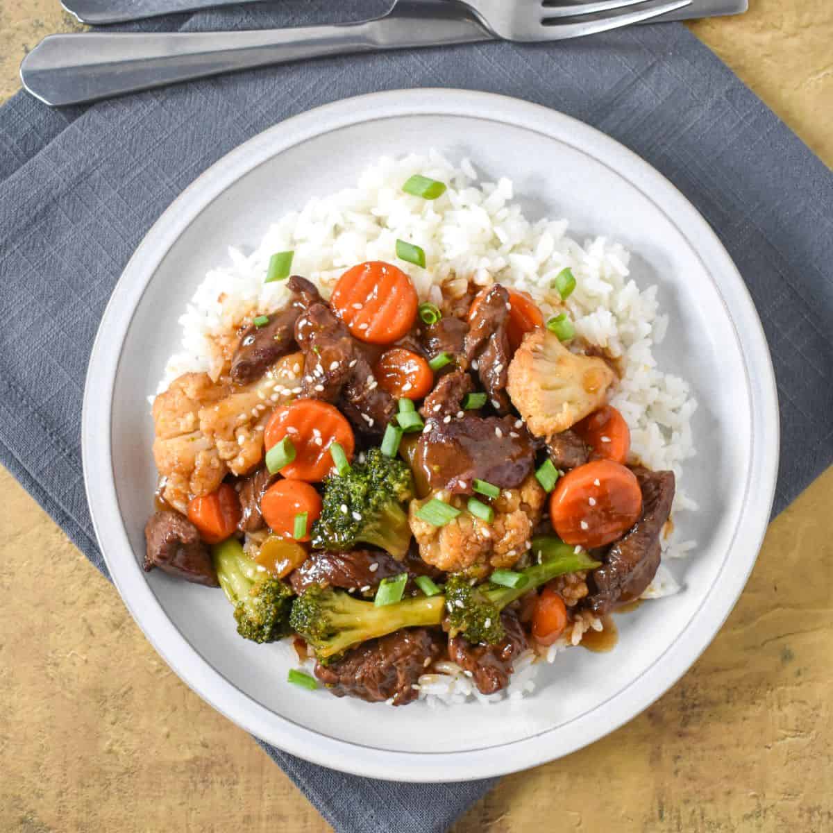 Chicken and Beef Stir Fry