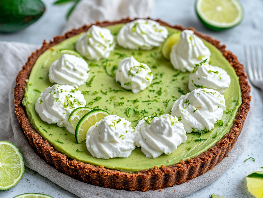 The Tangy Twist of Dairy-Free Avocado Key Lime Pie