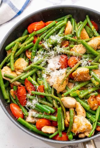 Chicken and String Beans Stir Fry: