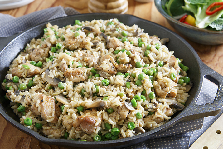 Mushroom and Chicken Rice Recipe