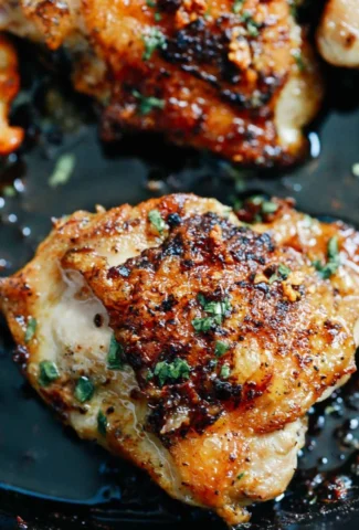 Garlic Butter Chicken Thighs